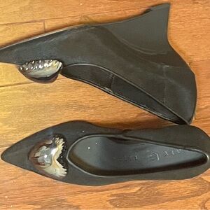 Katy Perry Black Women's Shoes with Unique Heel Design